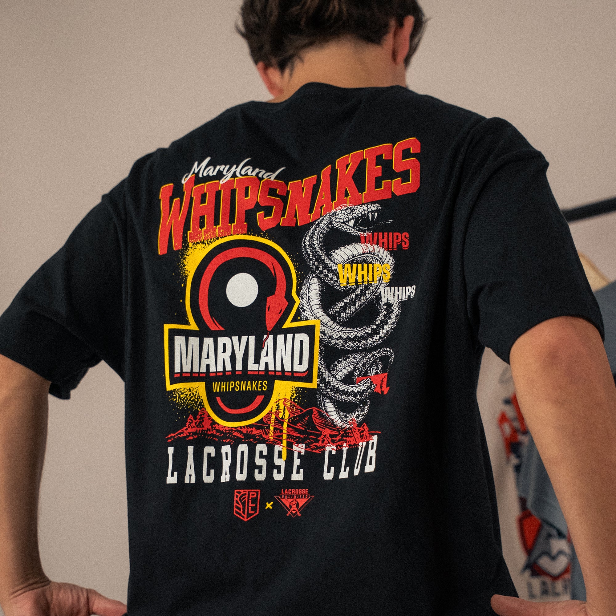 Maryland Whipsnakes Adult Lacrosse Tee - Image 4