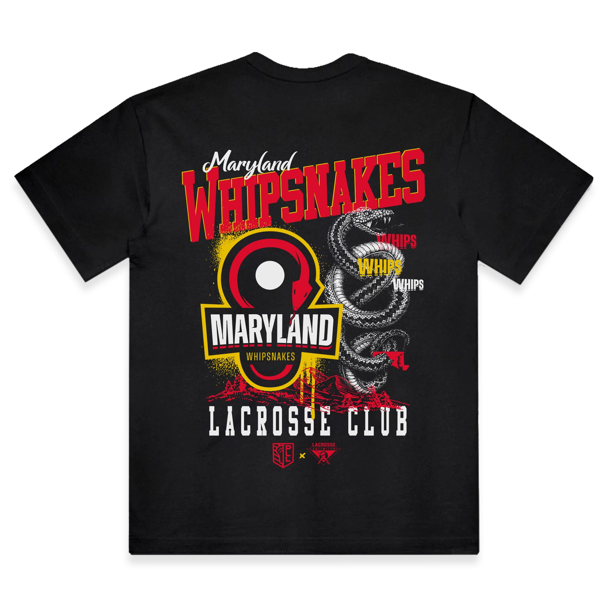 Maryland Whipsnakes Youth Lacrosse Tee