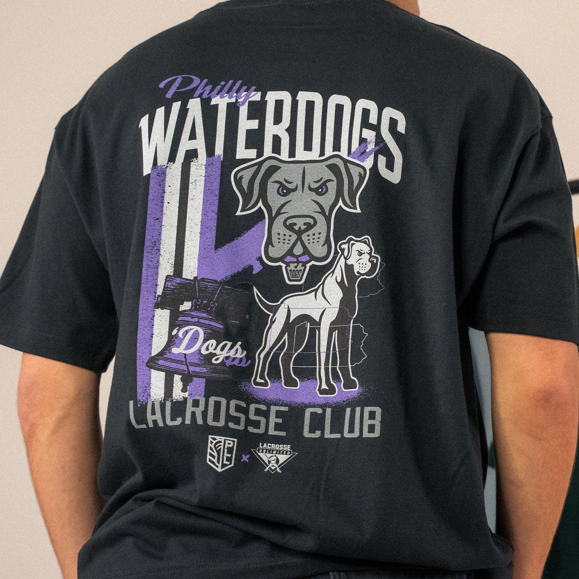 Philly Waterdogs Adult Lacrosse Tee - Image 4