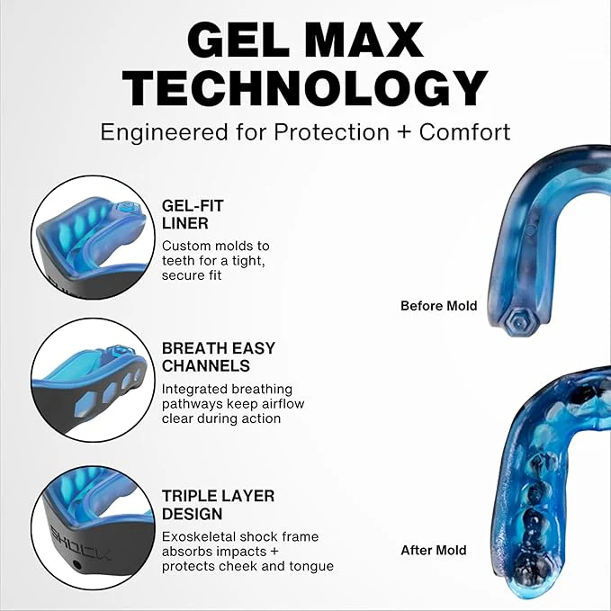 Shock Doctor 6100 Gel Max Mouthguard - Image 4
