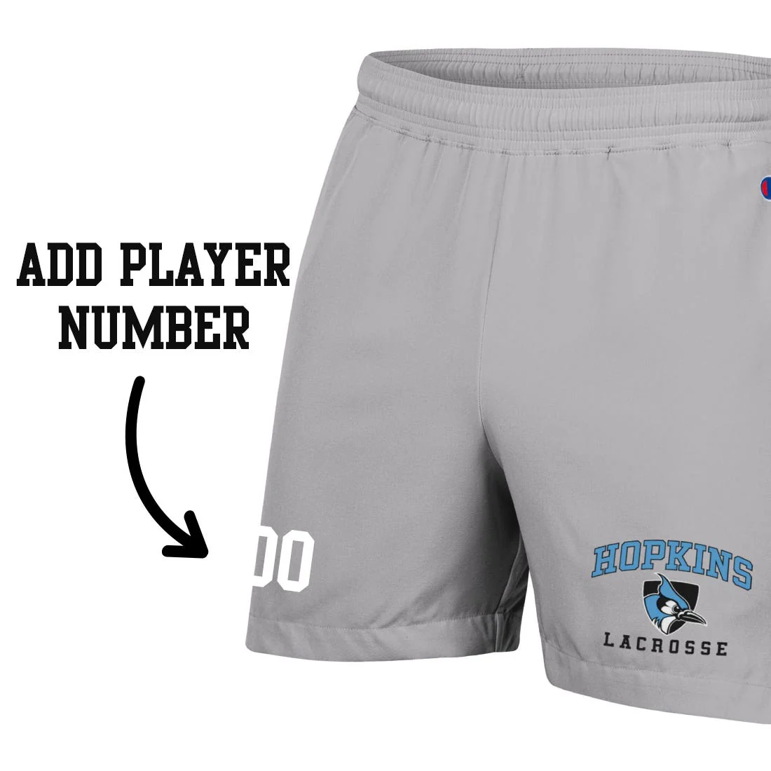Hopkins Lacrosse 5" Shorts - Adult - Image 3
