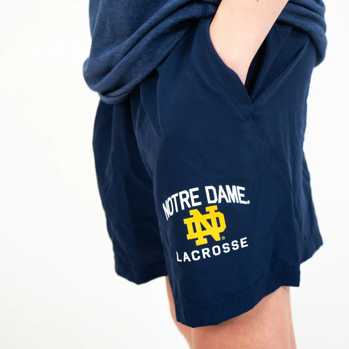 Notre Dame Under Armour Lacrosse 7" Shorts - Adult - Image 5