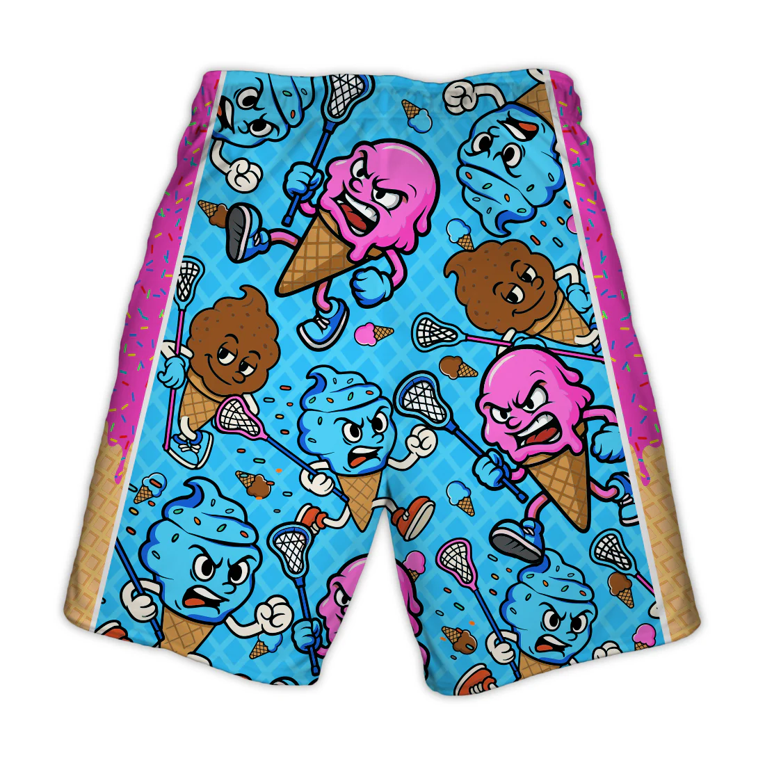 Icey Cream Lacrosse Shorts - Image 3