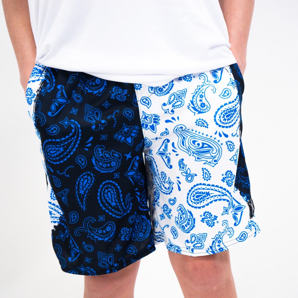 Carolina Paisley Lacrosse Shorts - Image 4