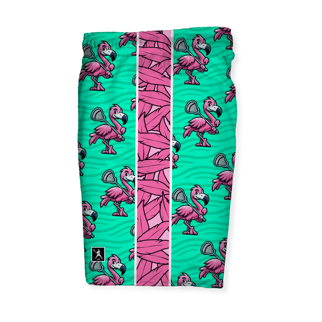 Flamingo Feathers Lacrosse Shorts - Image 3