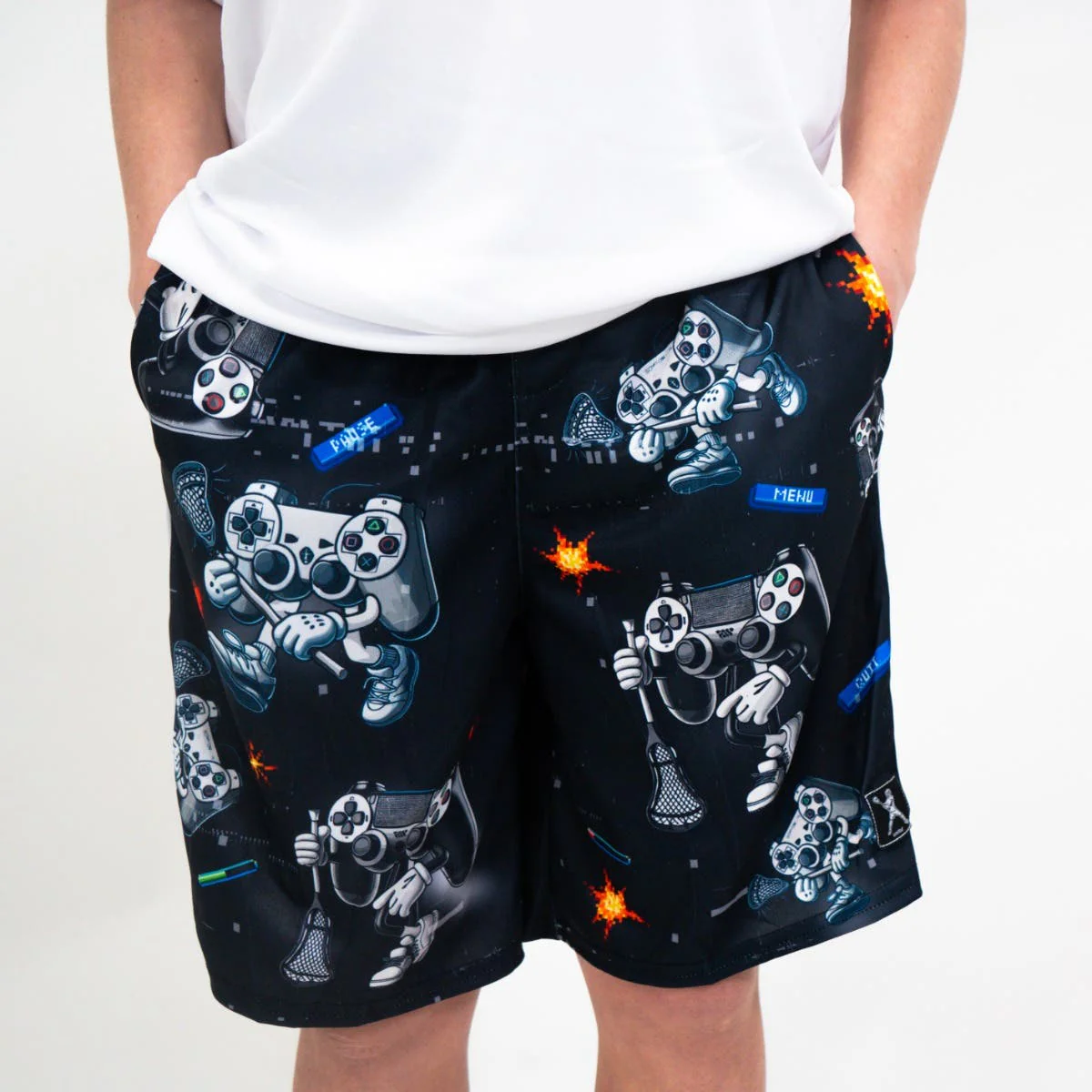 Game Over Lacrosse Shorts - Image 3