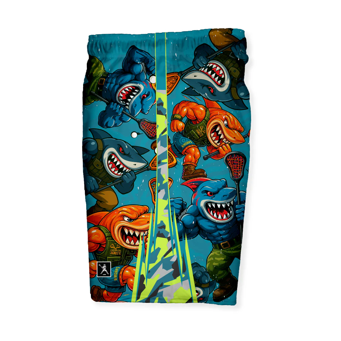 Lax Sharks Lacrosse Shorts - Image 2