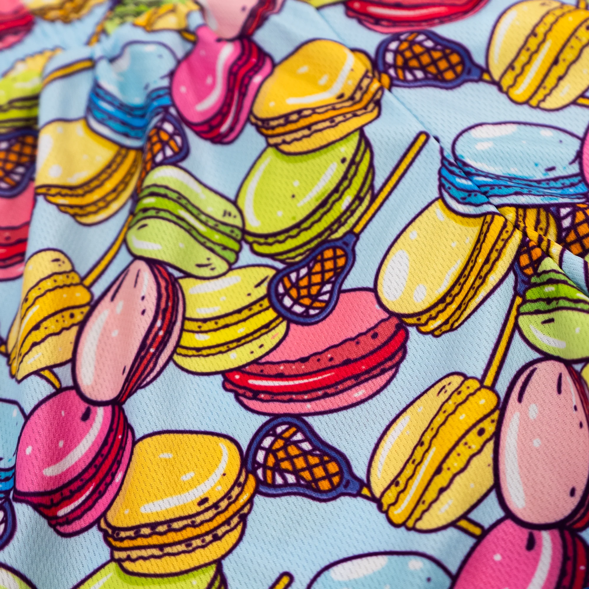 Slay Girl Macaroon Girls Lacrosse Shorts - Image 4
