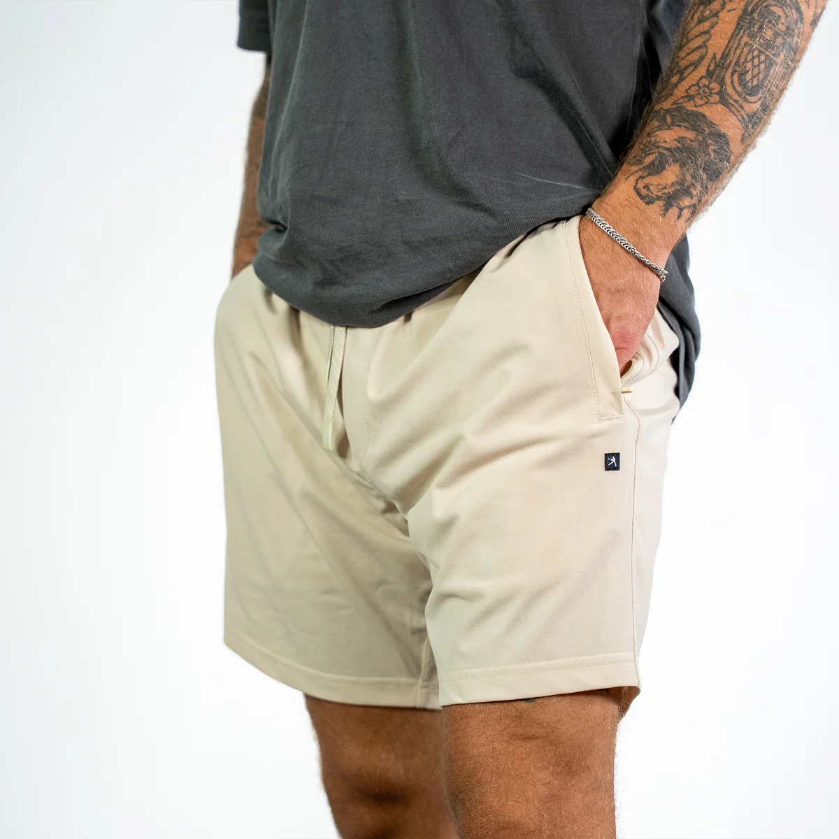 Tactical 4.0 Dune Khaki Lacrosse Shorts - Image 2
