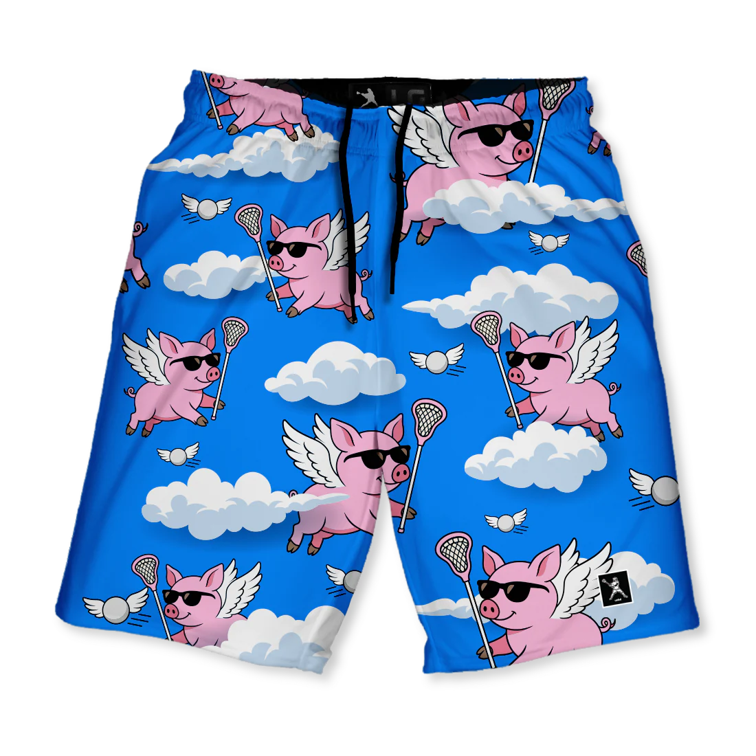 When Pigs Fly Lacrosse Shorts