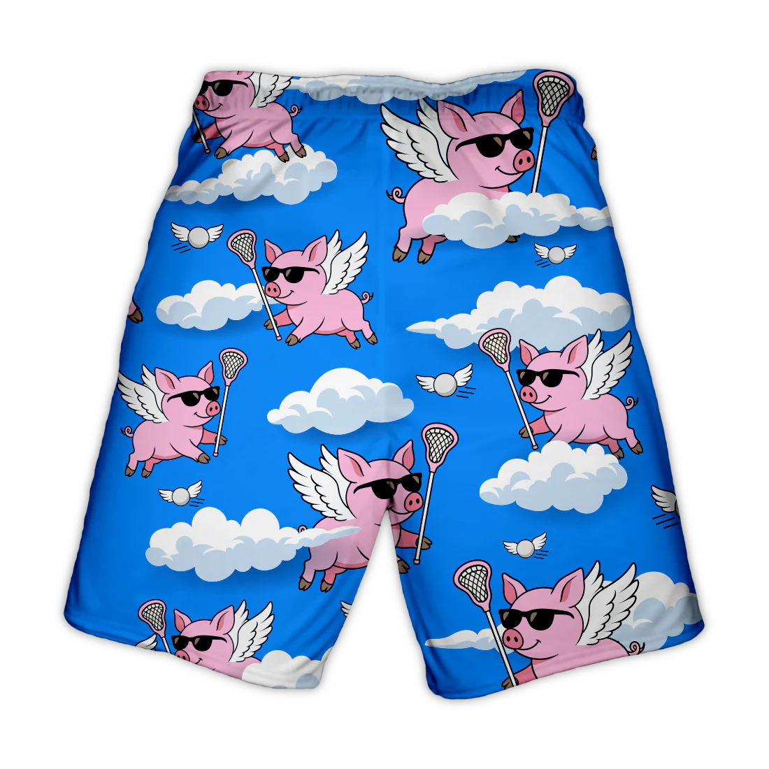 When Pigs Fly Lacrosse Shorts - Image 3
