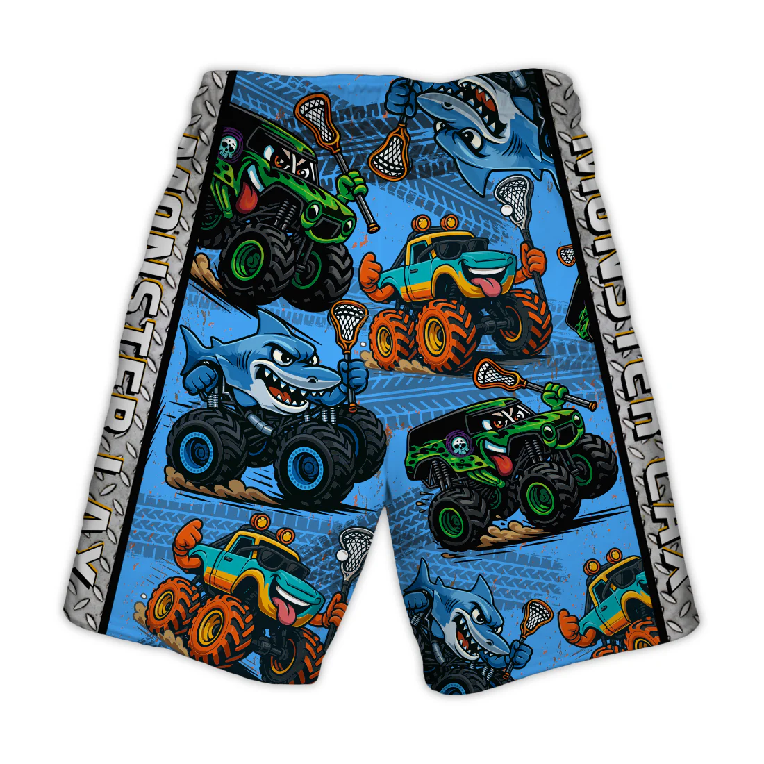 Monster Jam Lacrosse Shorts - Image 2