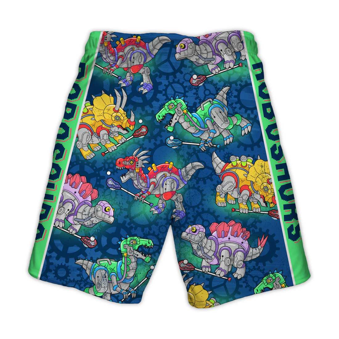 Robosaurs Lacrosse Shorts - Image 2