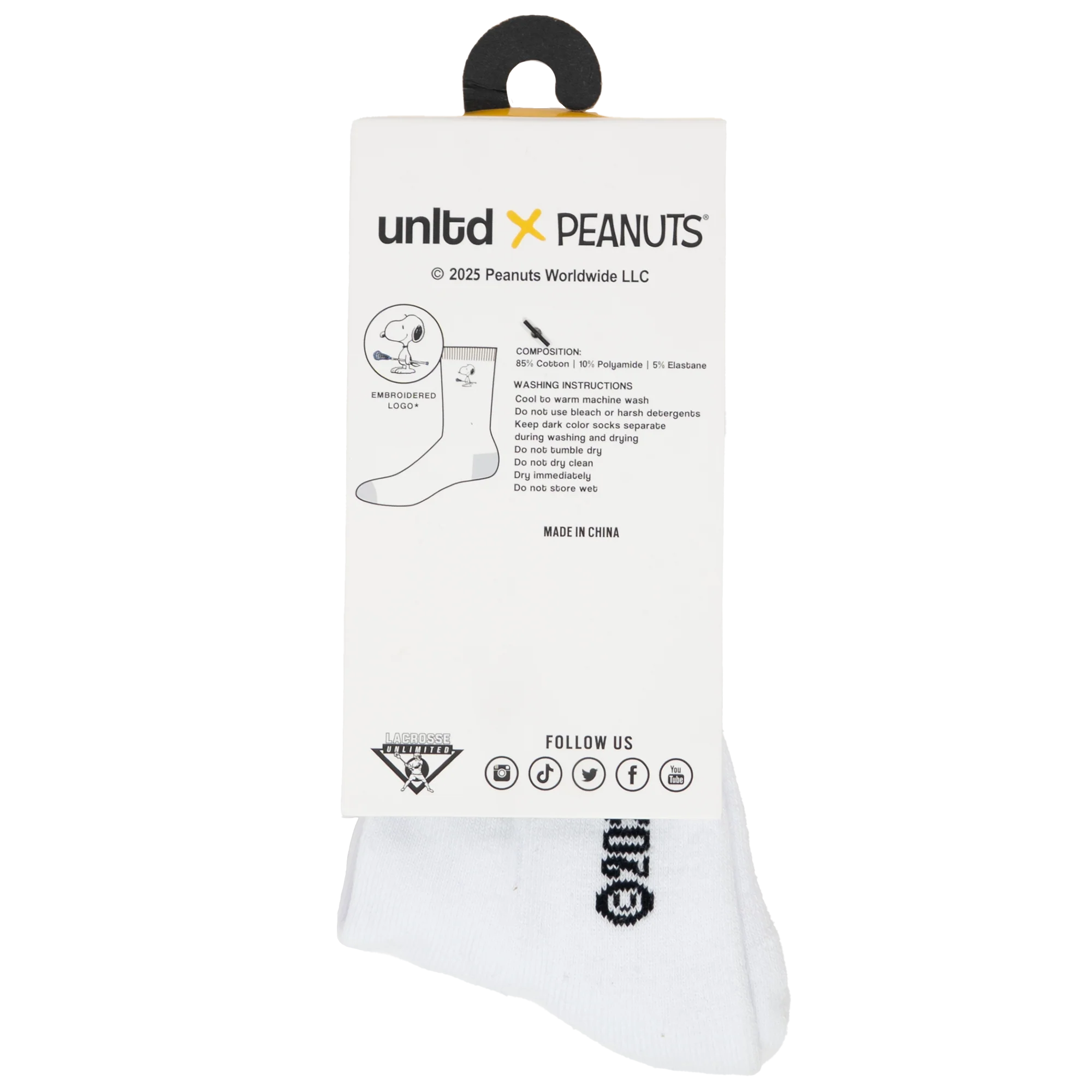 Peanuts Snoopy Lacrosse Crew Socks - Image 4
