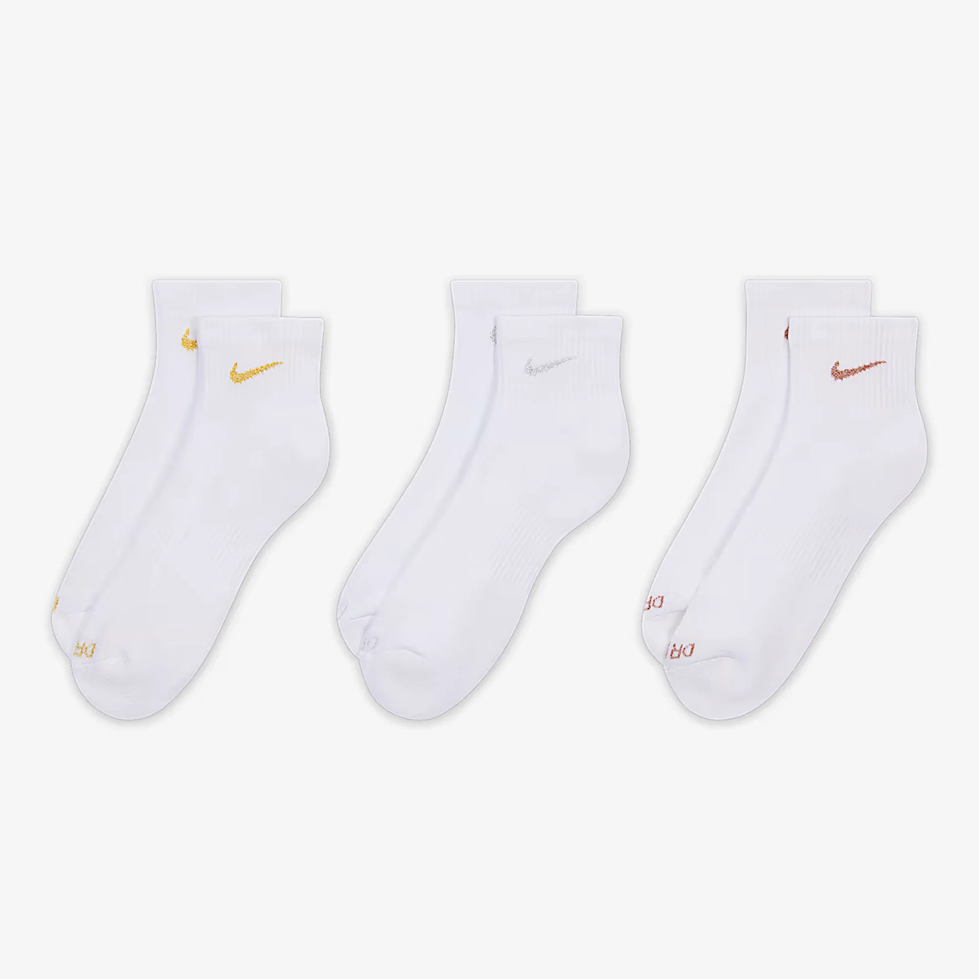 Nike Everyday Plush Cushioned Ankle Socks - 3 Pack - Image 2
