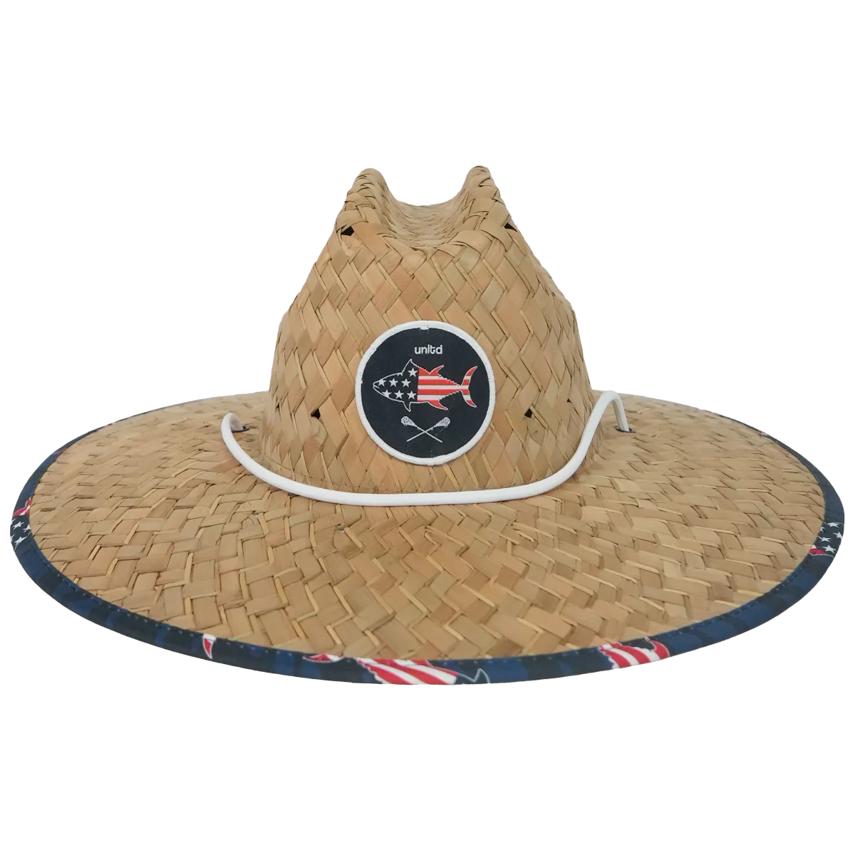 USA Lacrosse Straw Hat