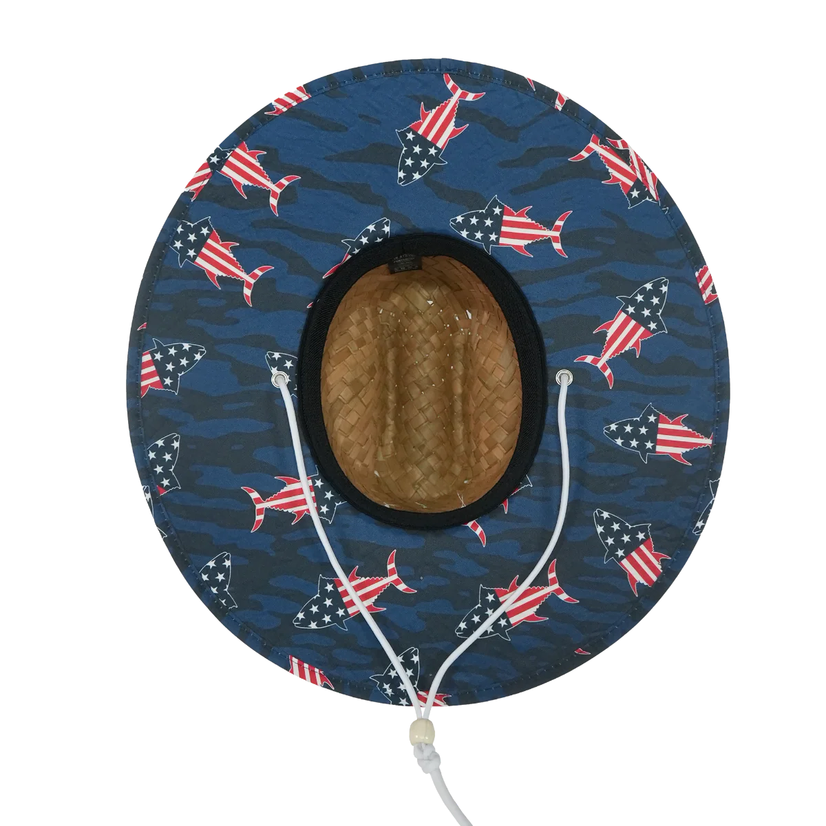 USA Lacrosse Straw Hat - Image 3