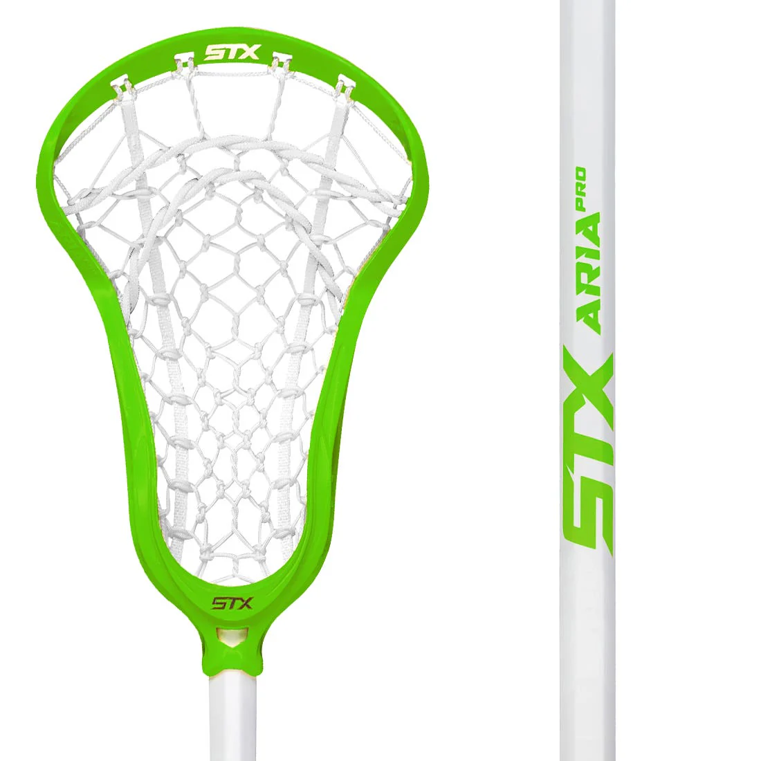 STX Aria Pro LE Women's Complete Lacrosse Stick- Neon - Image 3