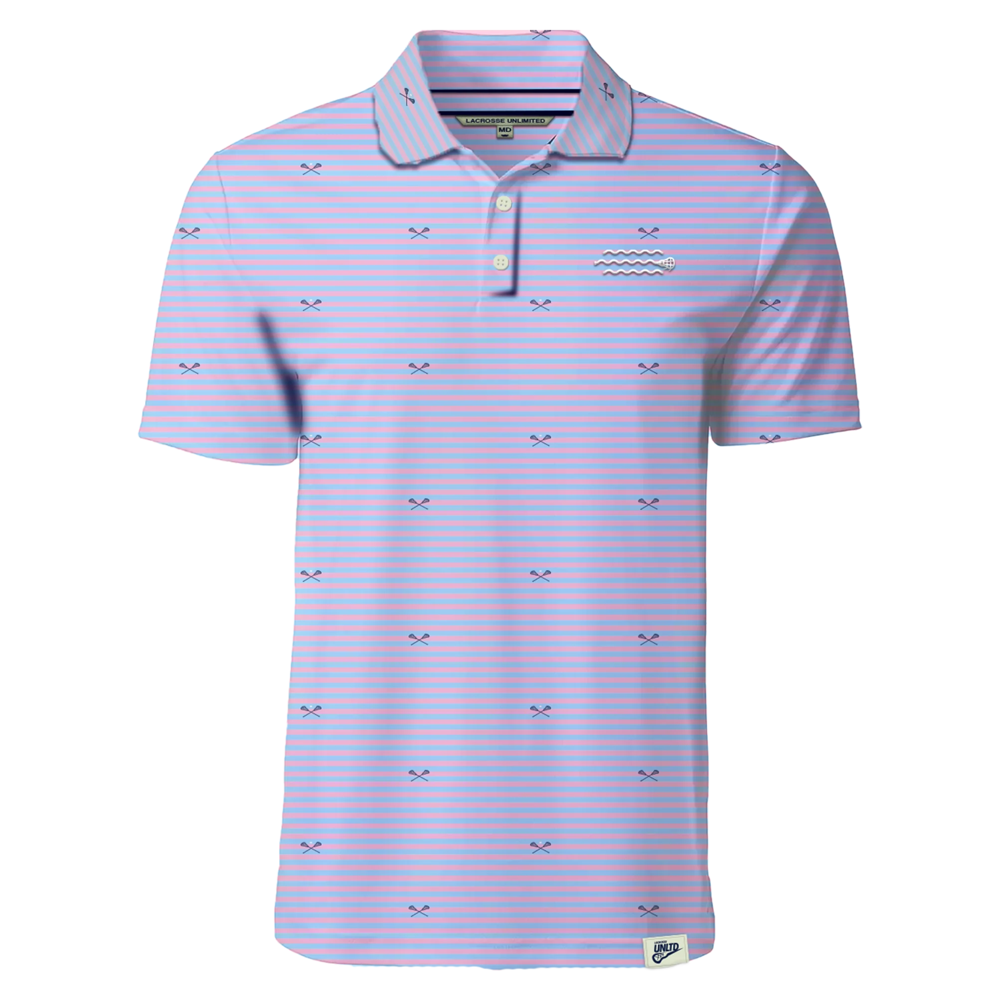 Sunset Vibes Lacrosse Polo