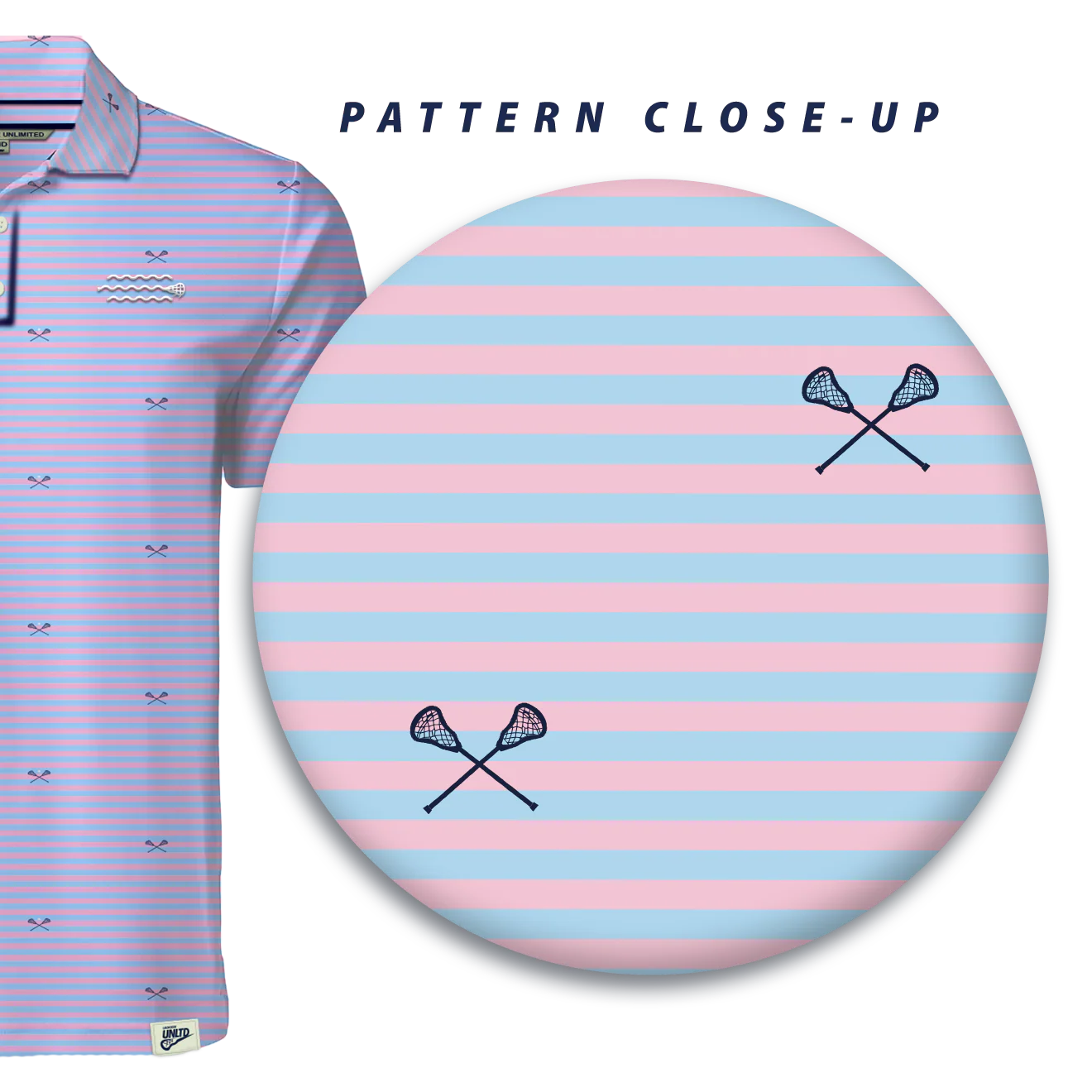 Sunset Vibes Lacrosse Polo - Image 2