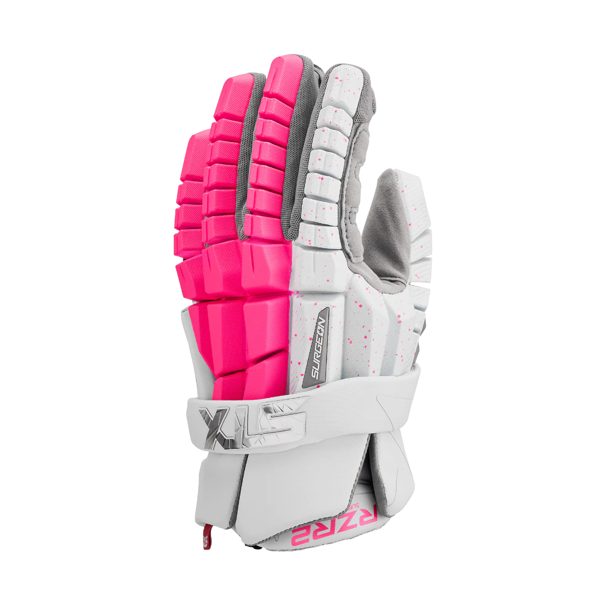 STX Surgeon RZR 2 Lacrosse Gloves- Limited Edition Neon