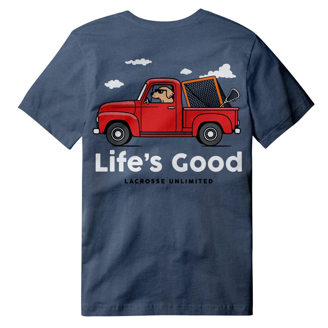 Life's Good Lacrosse Pup Tee