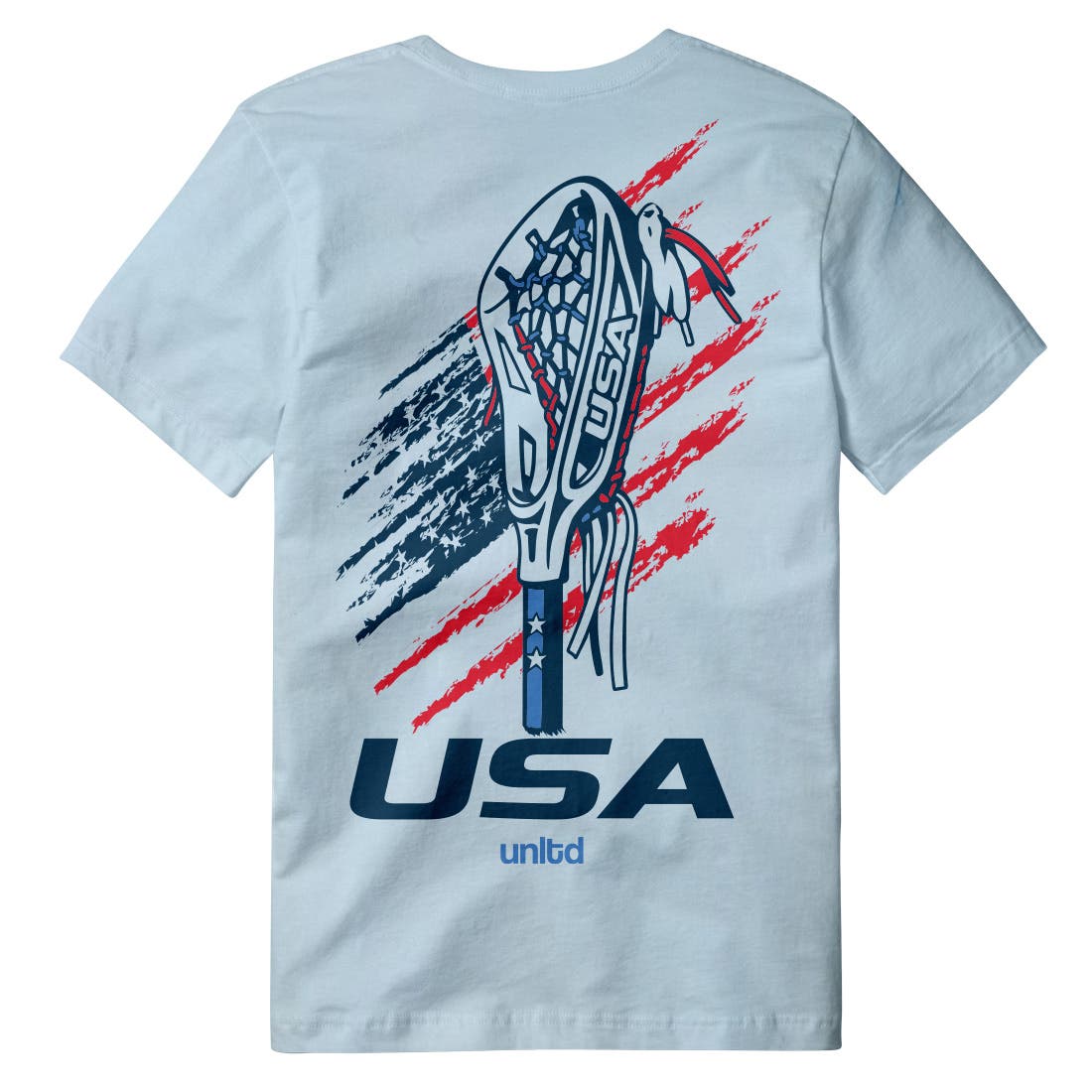Retro USA Lacrosse Tee