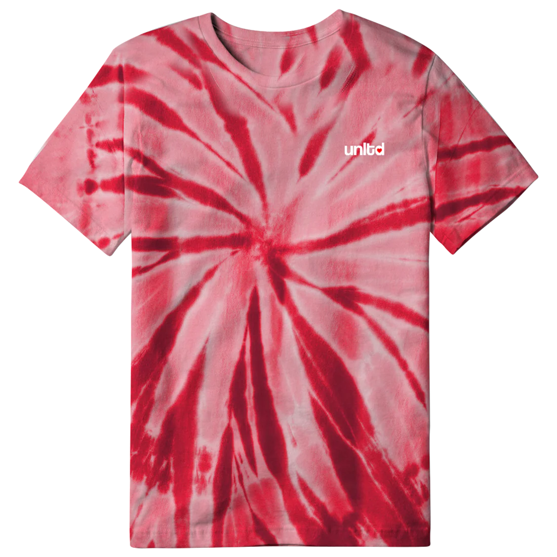 Catch Passes Valentine's Day Lacrosse Tee - Tie Dye - Image 2