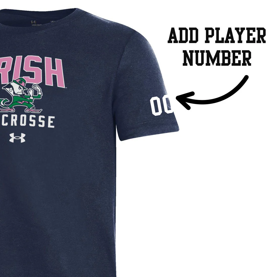 Notre Dame Girls Lacrosse Tee - Image 2