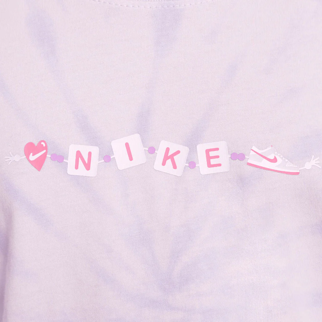 Hydrangea Tie Dye Girl's Lacrosse Tee - Image 3
