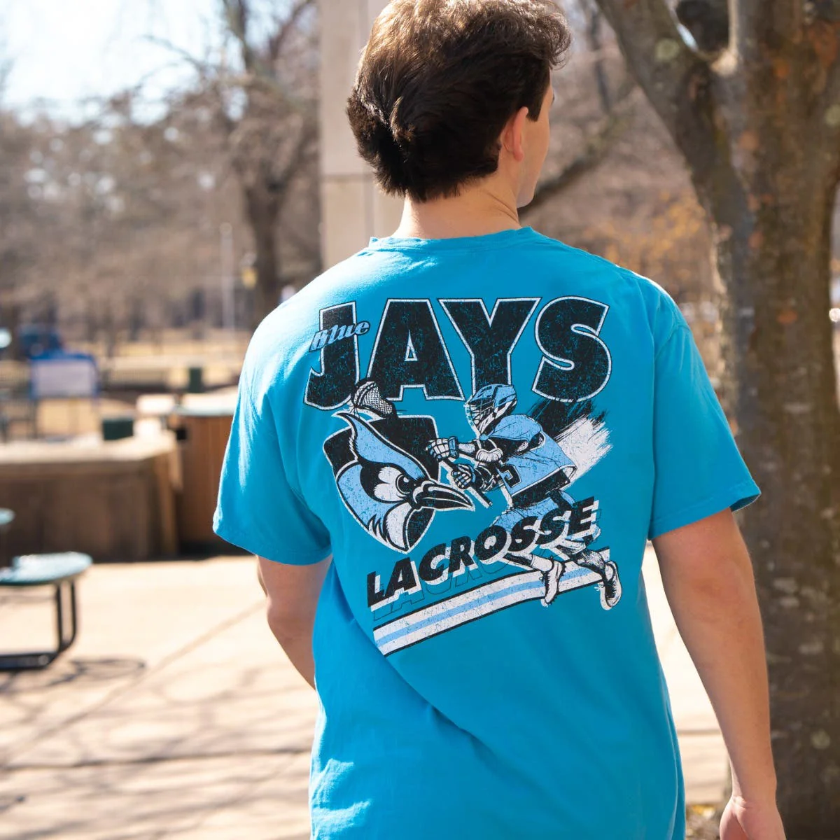 Hopkins Lacrosse Graphic Tee - Image 4