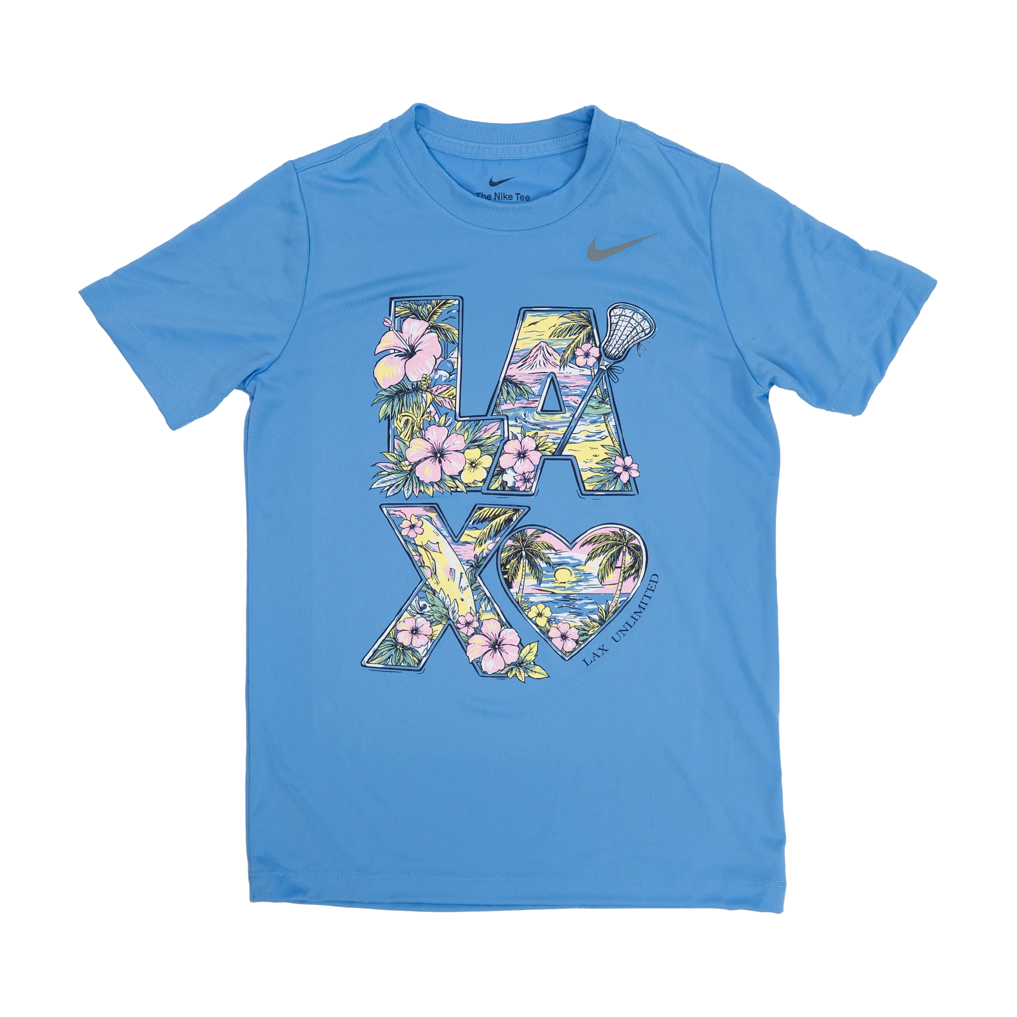 Nike Girls Carolina Palm Lacrosse Tee