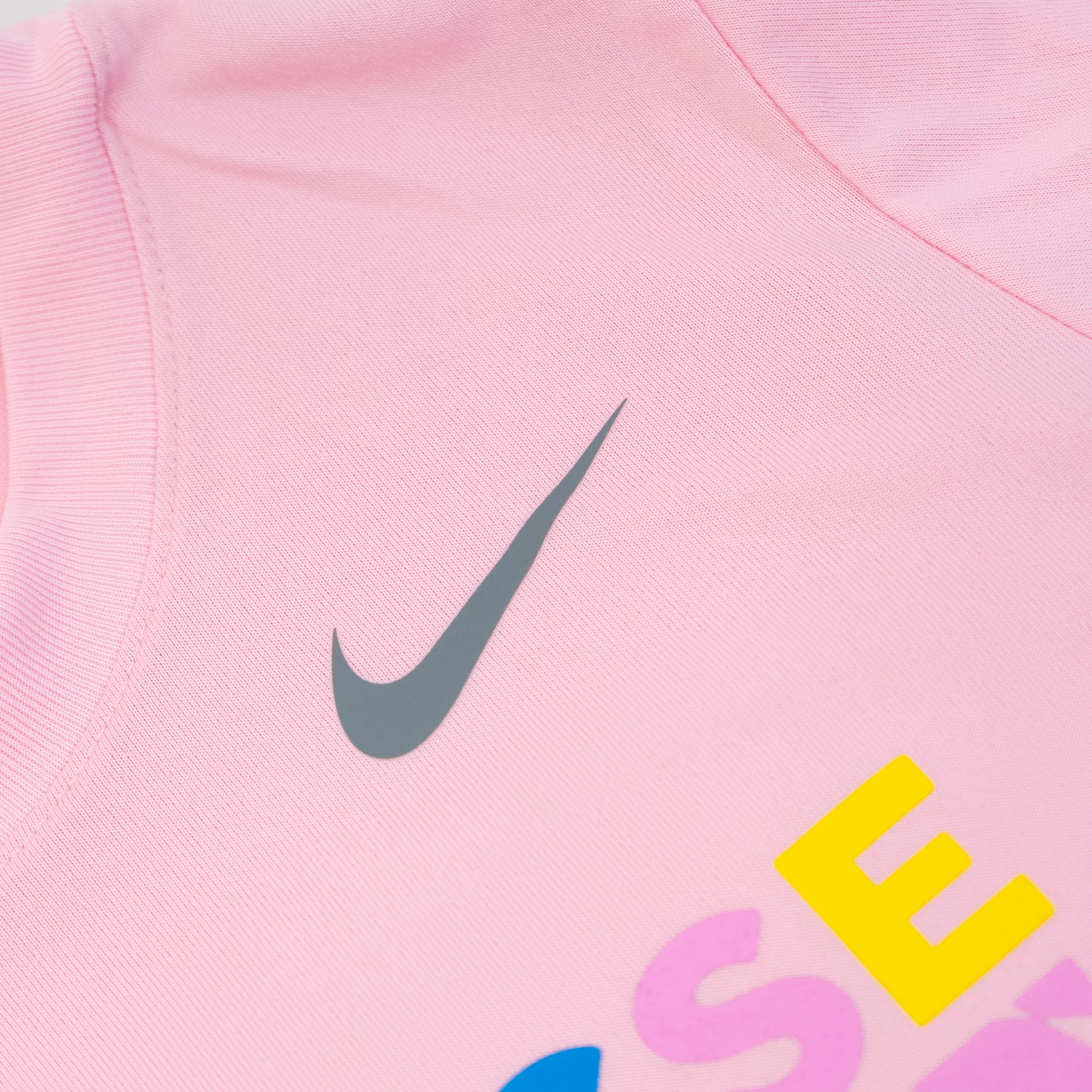 Nike Girls Smile Pink Lacrosse Tee - Image 5