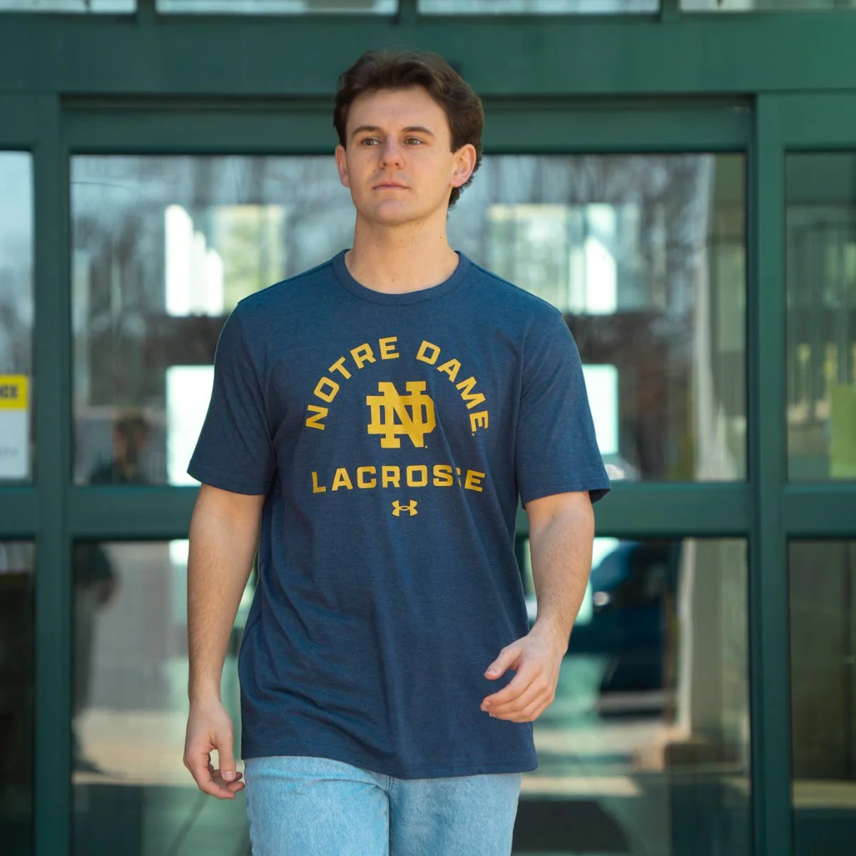 Notre Dame Lacrosse Tee- Adult - Image 2