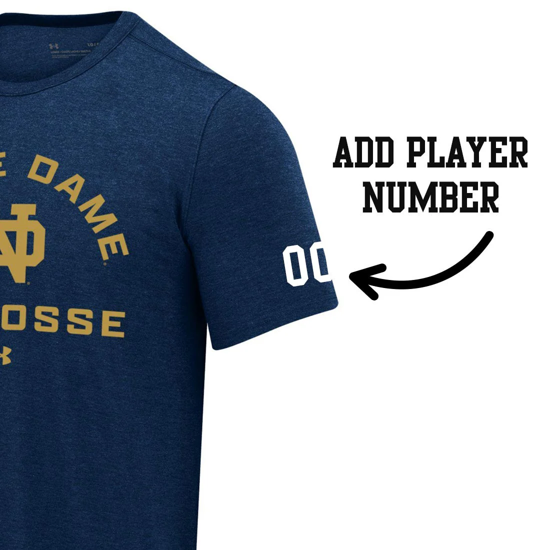 Notre Dame Lacrosse Tee- Adult - Image 3