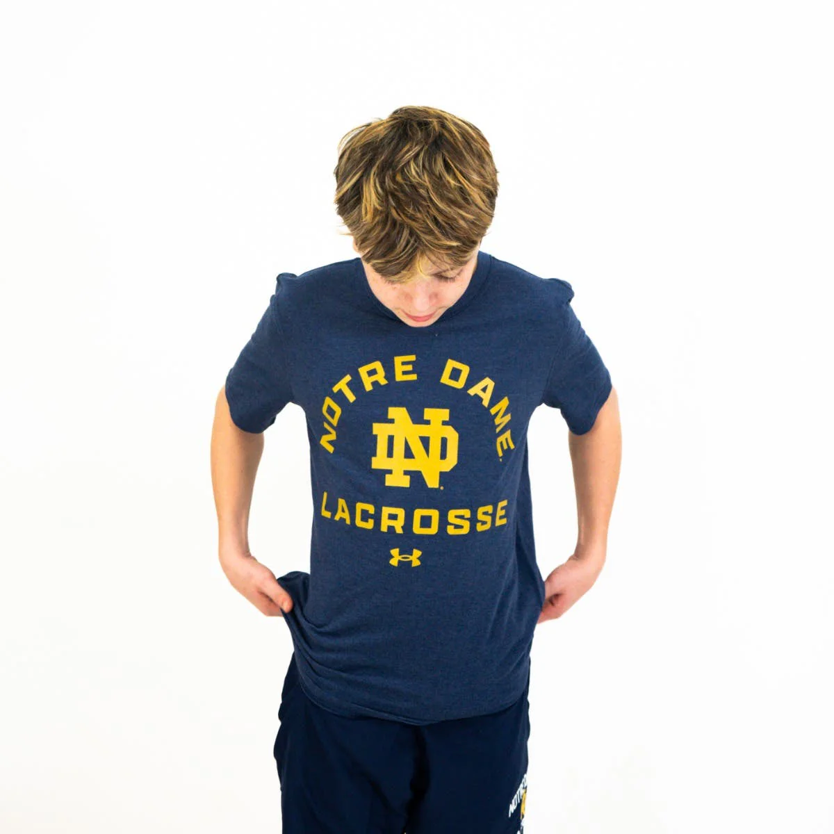 Notre Dame Lacrosse Tee- Adult - Image 4