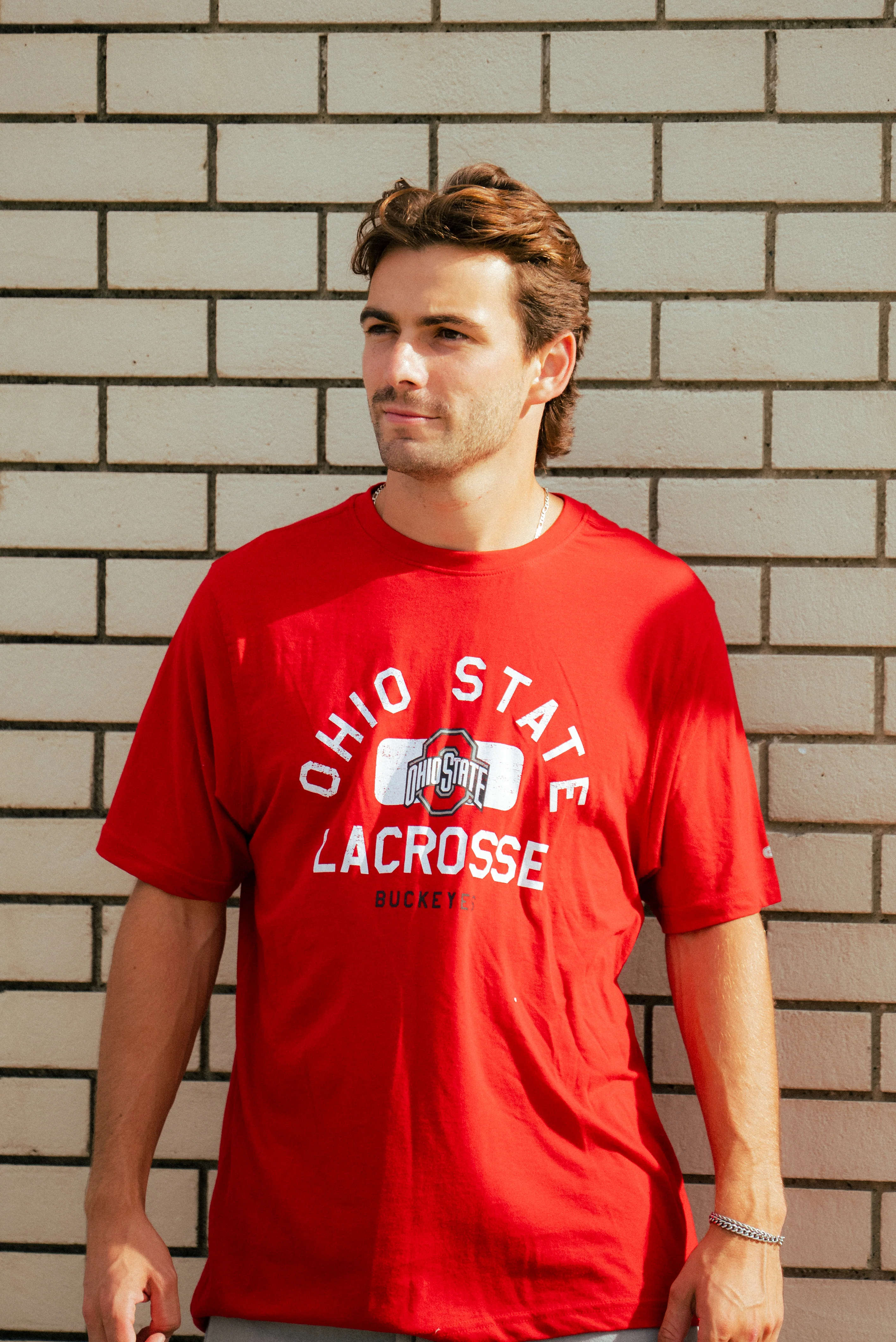 Ohio State Adult Lacrosse Tee - Image 2