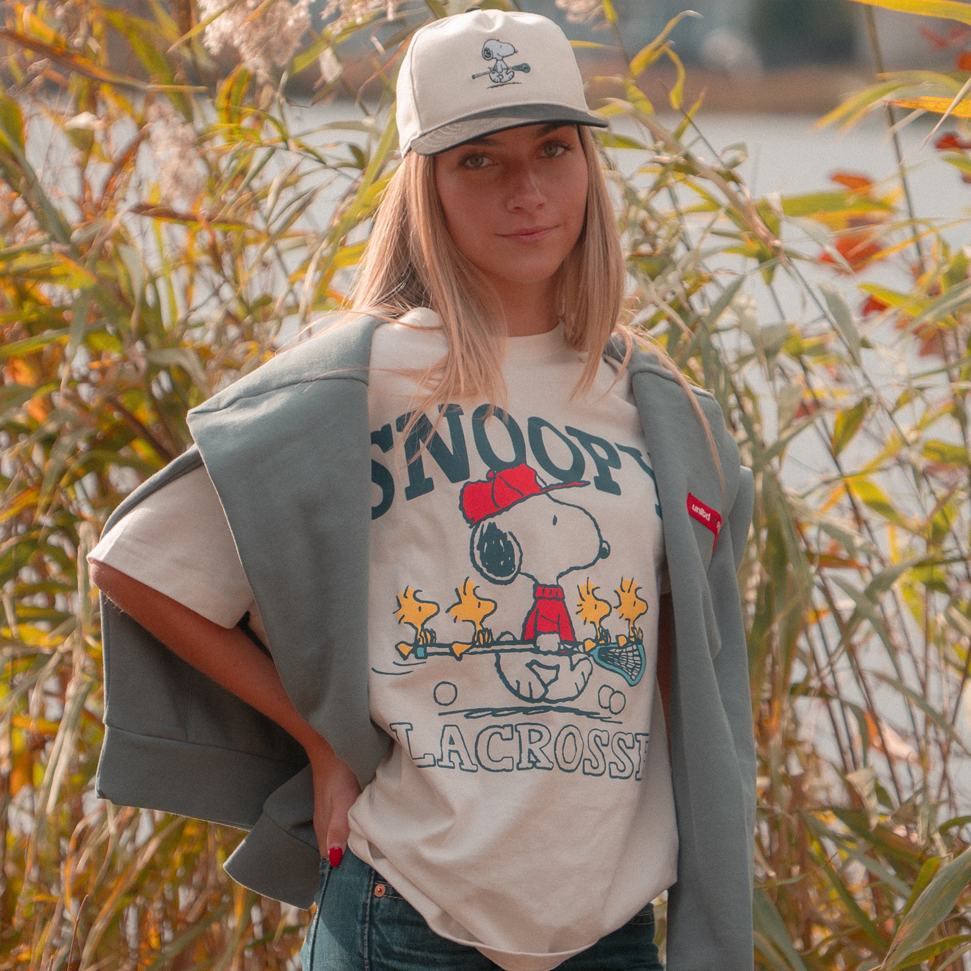 Peanuts Snoopy Adult Lacrosse Tee - Image 3