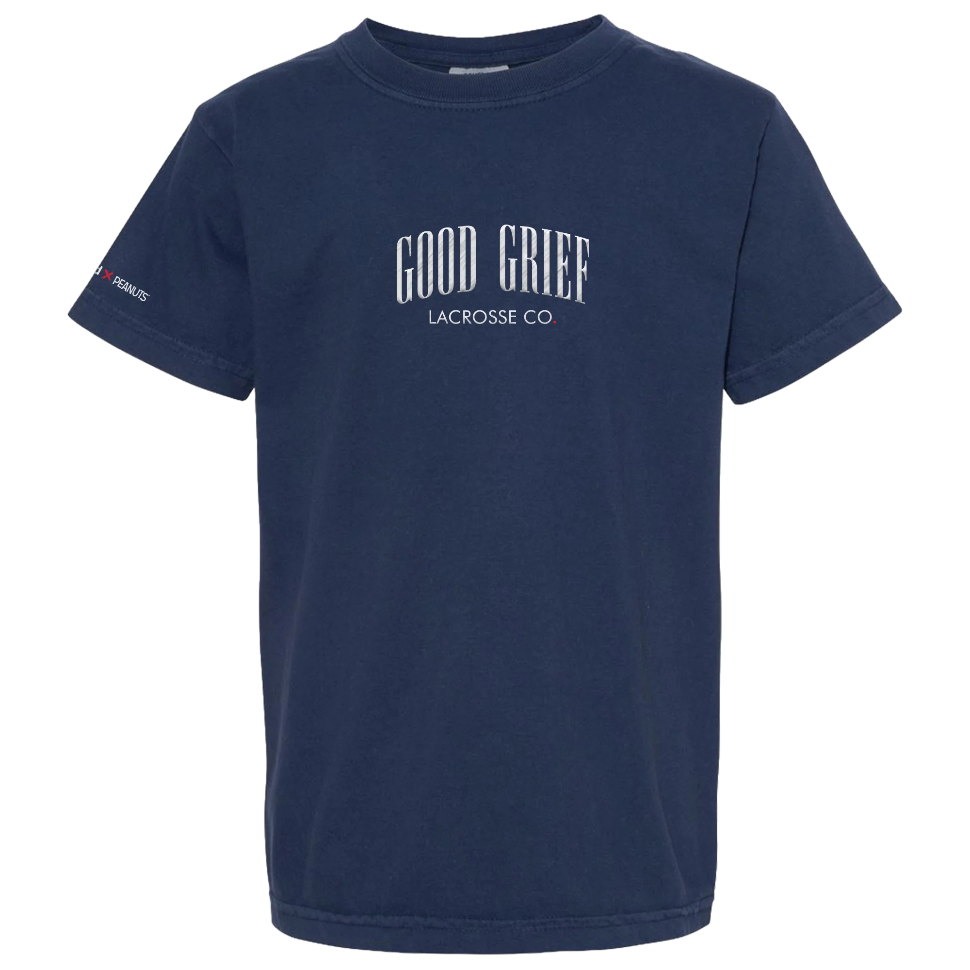 Peanuts Good Grief Youth Lacrosse Tee - Image 2