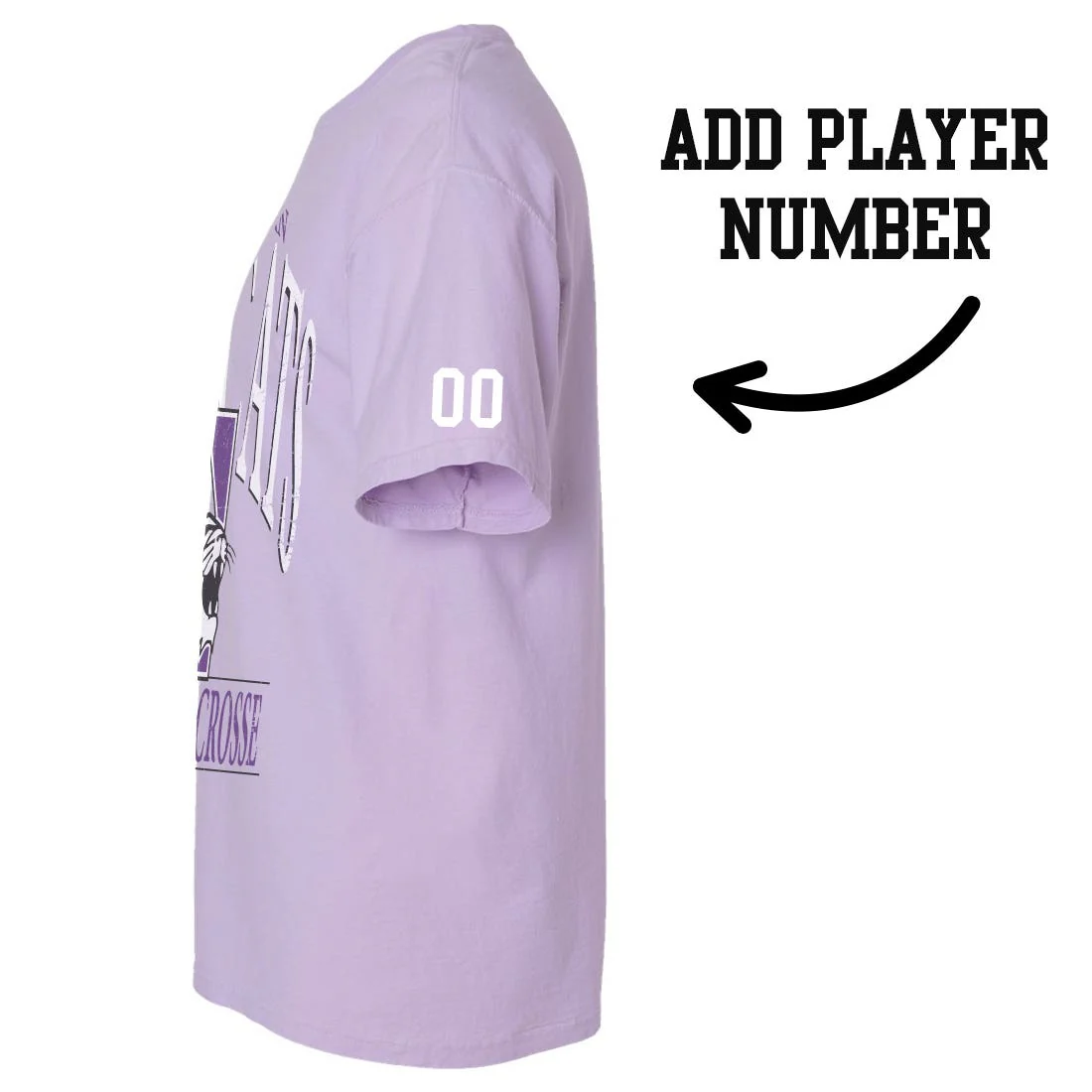 Women's Northwestern Lacrosse Tee - Image 2