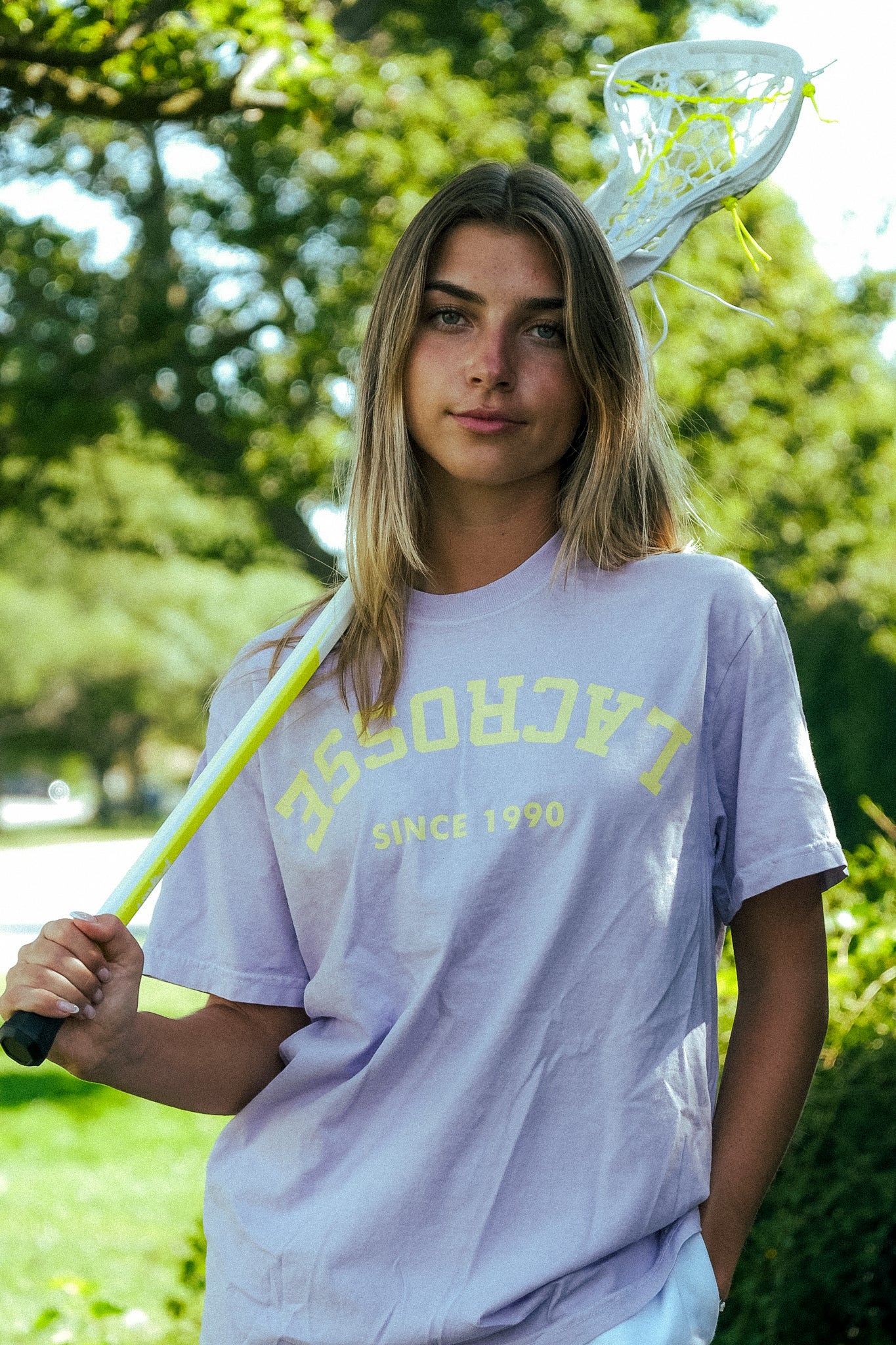 Upside-Down Women's Lacrosse Tee - Image 3