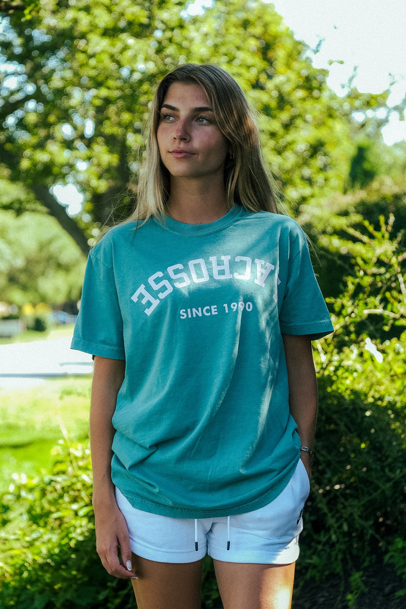 Upside-Down Women's Lacrosse Tee - Image 4