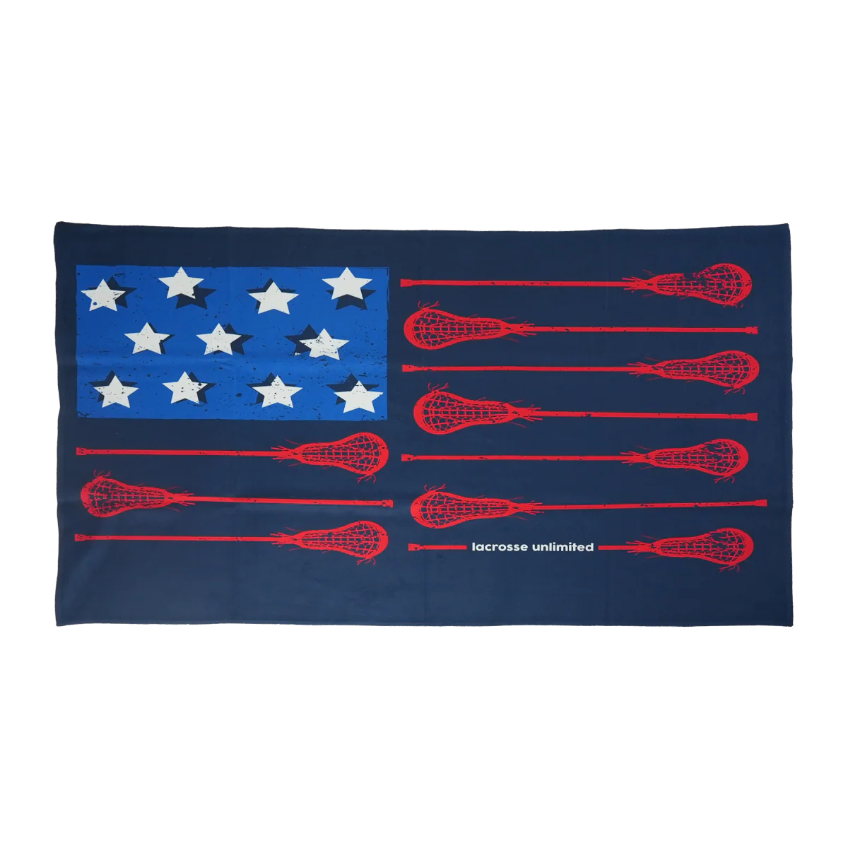 Stars and Sticks Lacrosse Towel