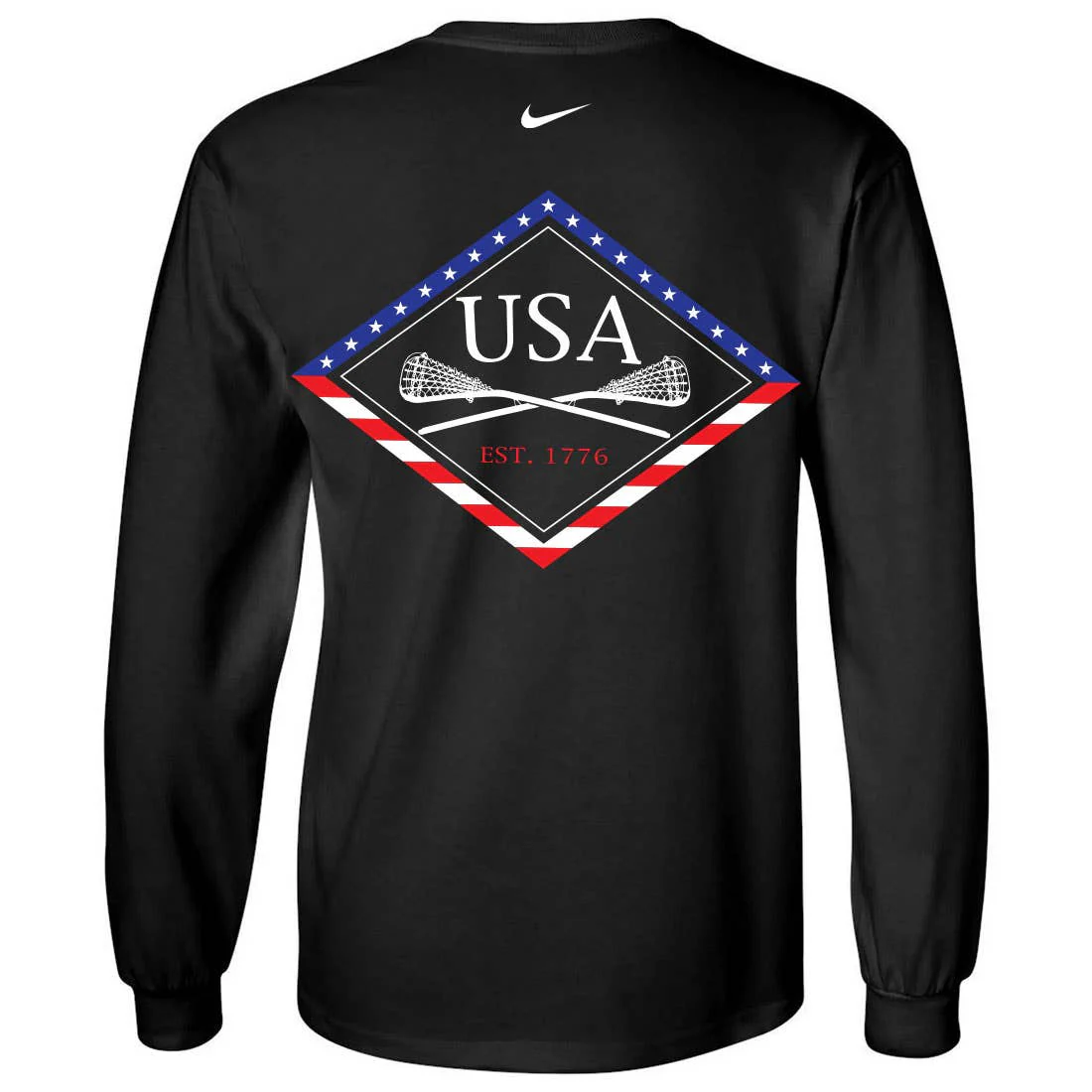 Nike USA Lacrosse Long Sleeve Tee- Youth