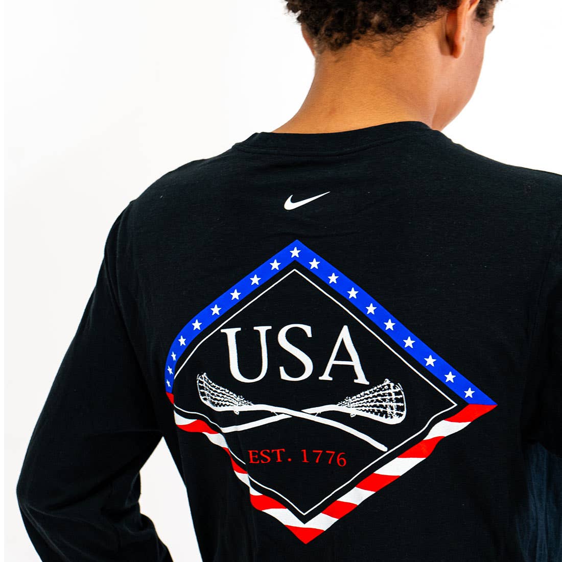 Nike USA Lacrosse Long Sleeve Tee- Youth - Image 3