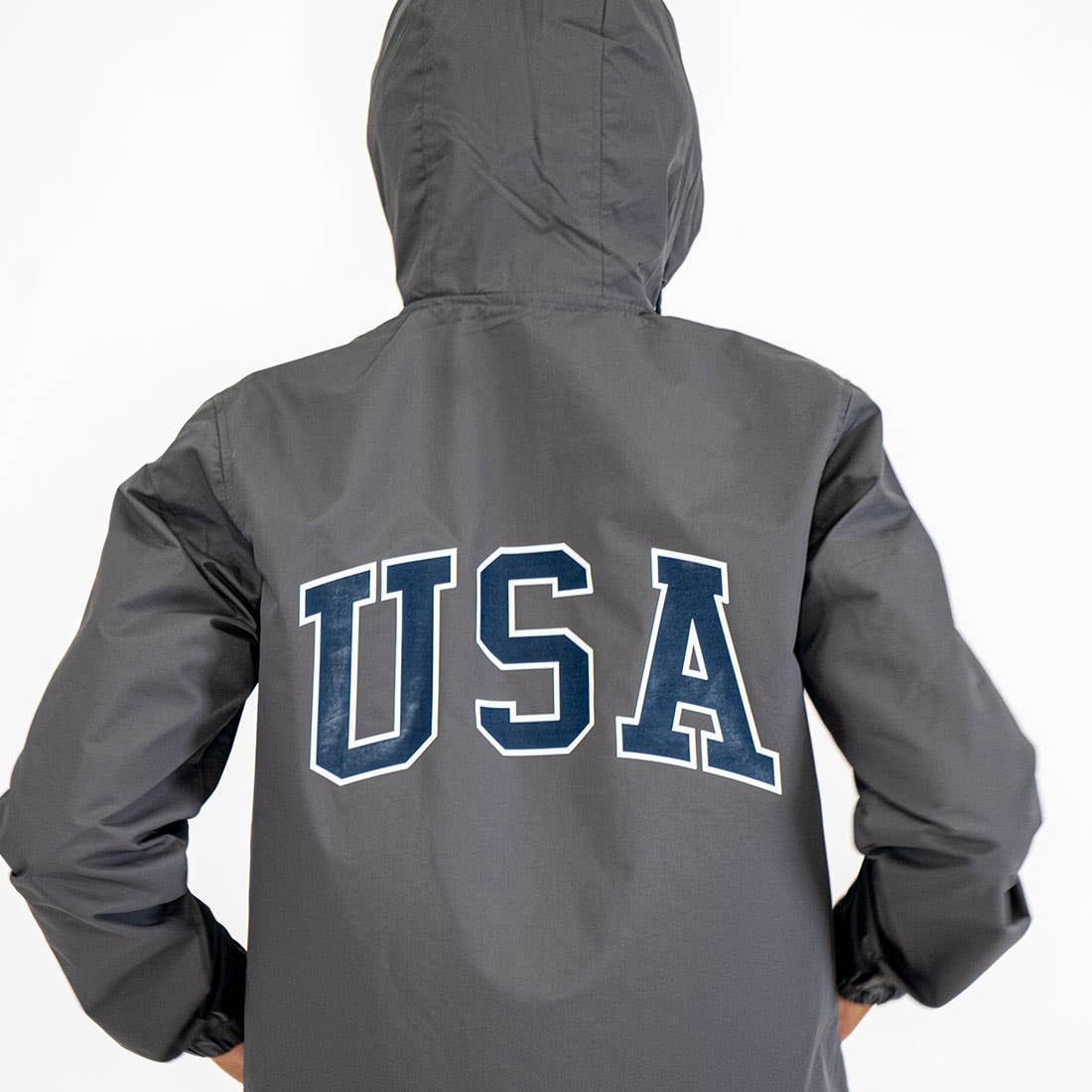 USA Lacrosse Grey Jacket - Adult - Image 3