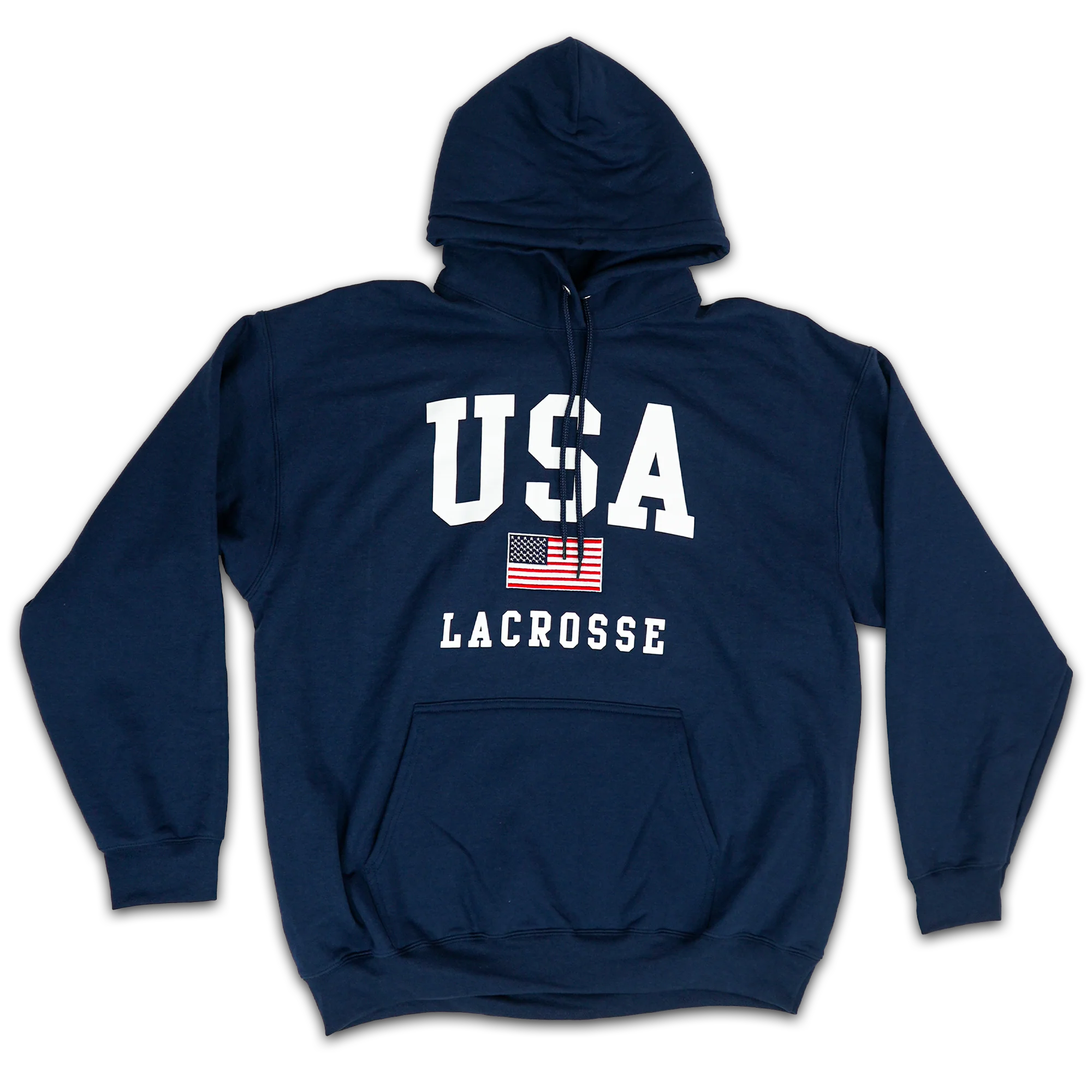 LU USA Navy Adult Lacrosse Hoodie