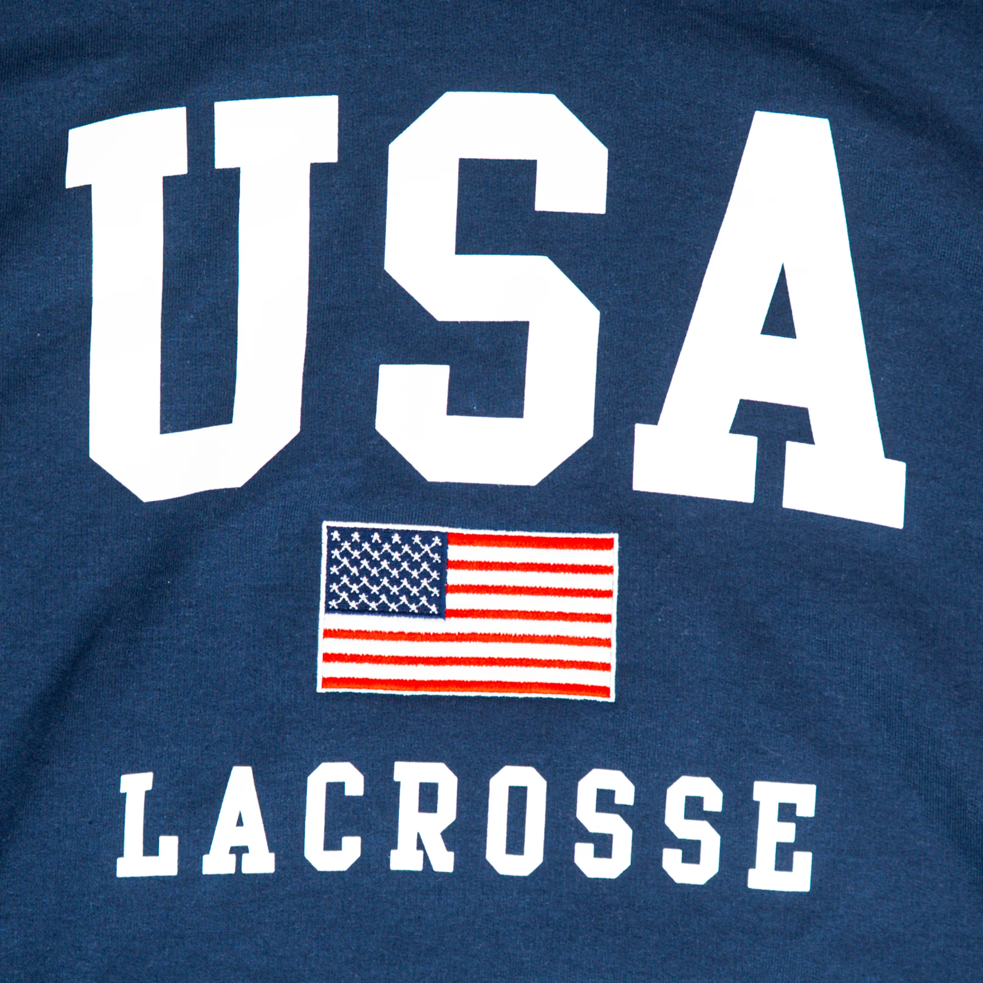LU USA Navy Adult Lacrosse Hoodie - Image 5