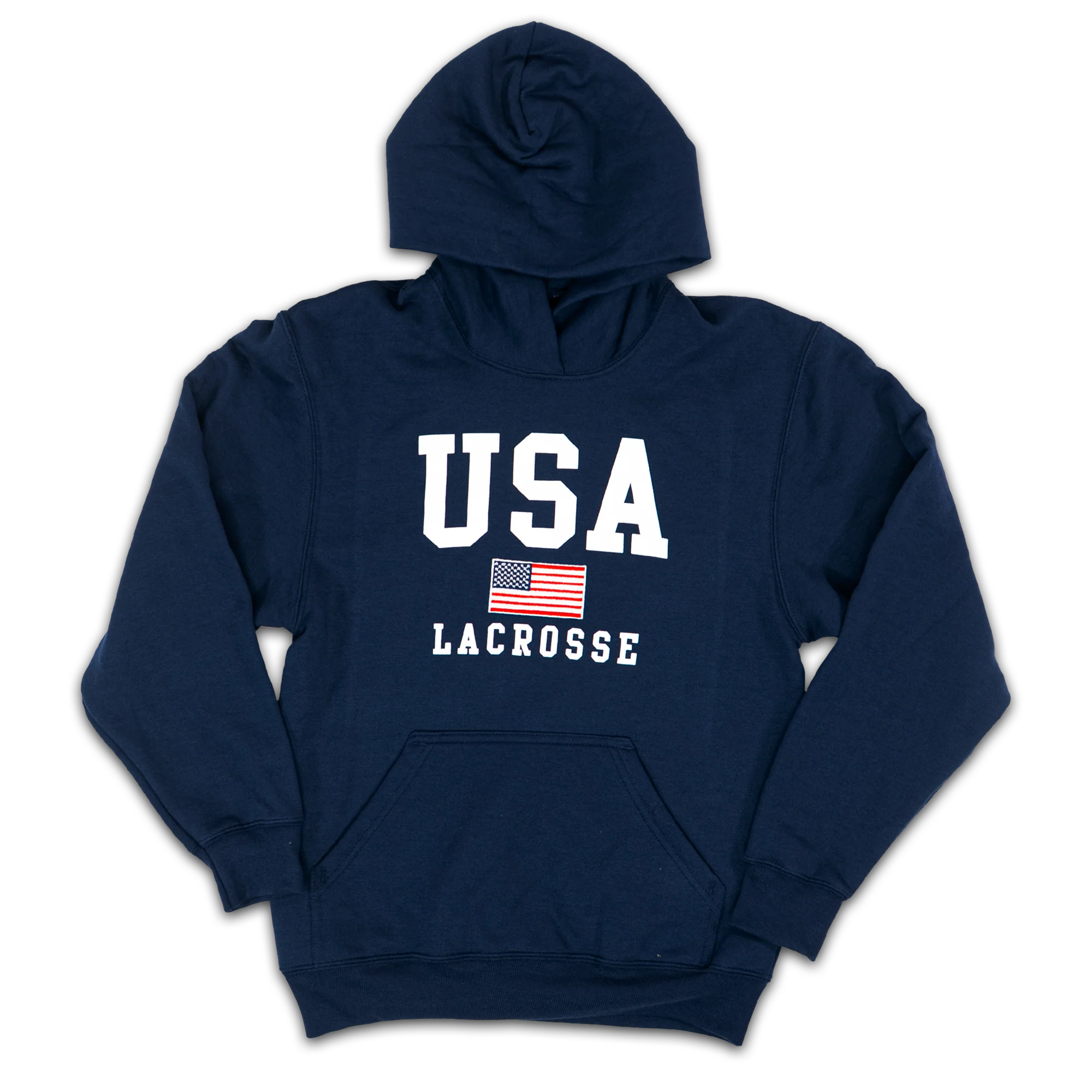 LU USA Navy Youth Lacrosse Hoodie