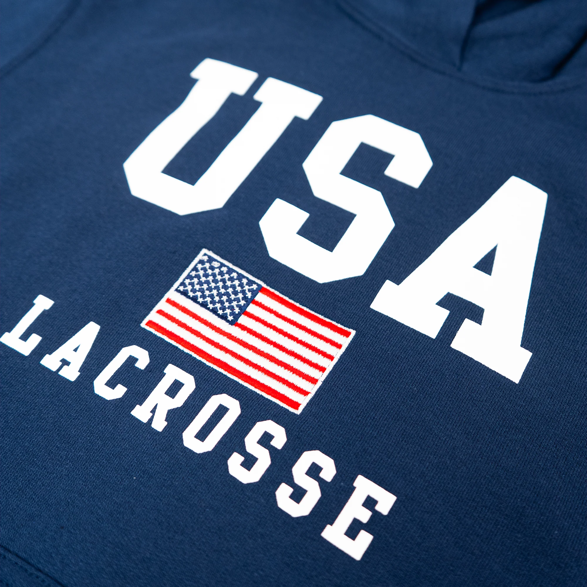 LU USA Navy Youth Lacrosse Hoodie - Image 2